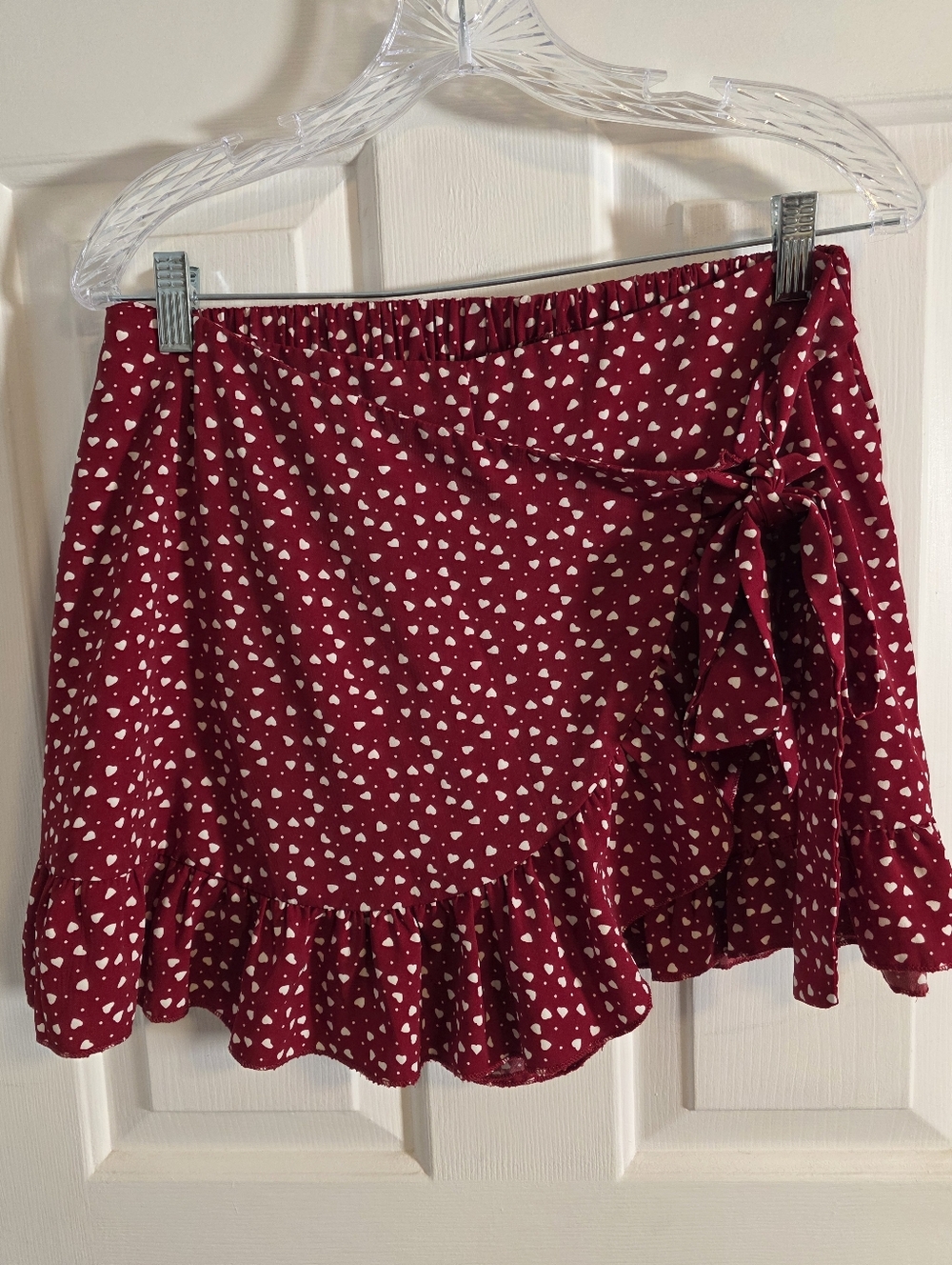 SHEIN Unity Women's Ditsy Floral Knotted Side Casual Skirt  Large 8/10